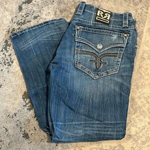 Rock Revival 38x34 Willis Straight Jeans